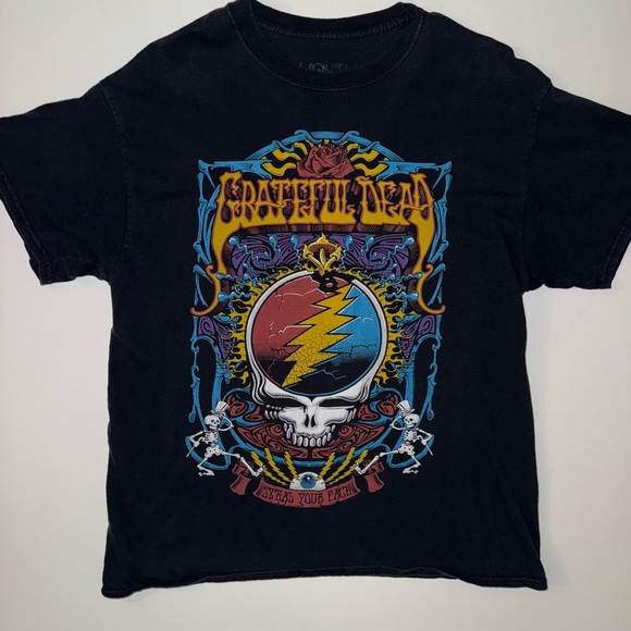 T-shirt Vintage Grateful Dead 2010 Oxford Circle Avalon Ballroom - Taille S, Blanc - Occasion Bon état